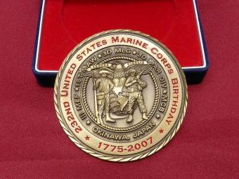 海兵隊誕生の記念メダル 新品ケース付き